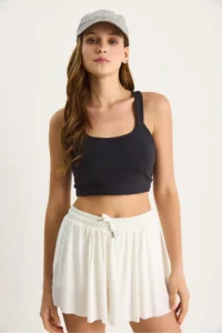 Bianco Lucci Women Sporcu Crop Tank Top - Image 2