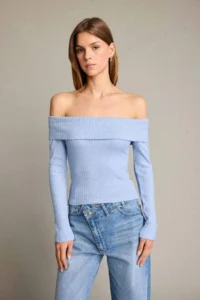 DeFacto Boat Neck Long Sleeve T-Shirt - Image 4