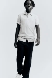 H&M Cotton Pique Polo Shirt T-Shirt - Image 2