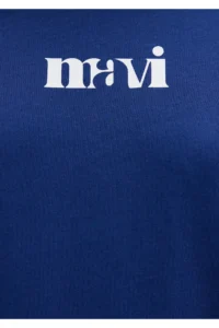 Mavi Printed Navy Blue T-Shirt Regular Fit / Normal Cut 1612241-70722 - Image 7