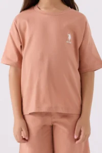 US Polo Assn. Girls' Pink Bermuda Set - Image 4
