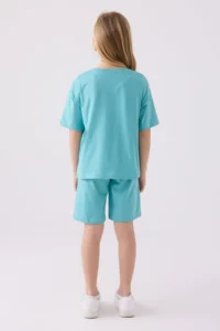 US Polo Assn. Us Polo Shirt Assn Girls' Green Bermuda Set - Image 5