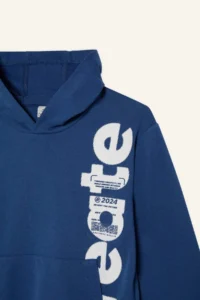 DeFacto Hooded Kangaroo Pocket Printed Sweatshirt Boy - Image 8