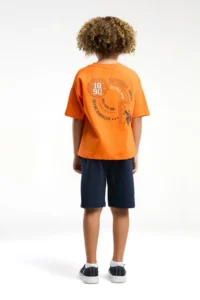 US Polo Assn. BASE. Polo Assn. Boy, Licensed, T-shirt Bermuda, Top and Bottom Set - Image 5