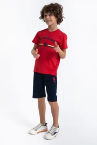 US Polo Assn. U.s. Polo Shirt Assn Boys' Rejection Bermuda Set - Image 2