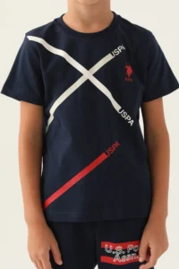 US Polo Assn. U.s. Polo Shirt Assn Boys' Navy Blue Bermuda Set - Image 4