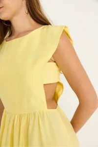 Bianco Lucci Women's Side Band Detailed Long Modal Dress 5254 - Image 7