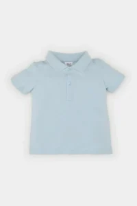 DeFacto Pique Short Sleeve Polo Basic Plain T-Shirt Baby Boy - Image 3