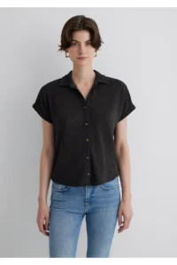 Mavi Lux Touch Anthracite Polo T-Shirt Regular Fit / Normal Cut 1612142-70087 - Image 3