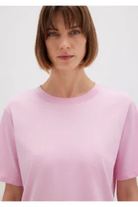 Mavi Round Neck Pink Basic T-Shirt Regular Fit / Normal Cut 1600955-71117 - Image 6