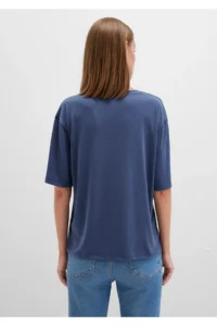 Mavi Navy Blue (TENCEL™) Modal Basic T-Shirt Regular Fit / Normal Cut 1611897-70487 - Image 4