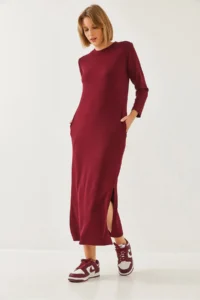 Bianco Lucci Women Modal Fabric LONG Dress - Image 4