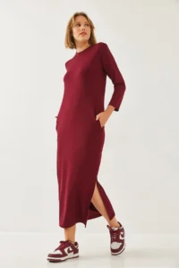 Bianco Lucci Women Modal Fabric LONG Dress - Image 5