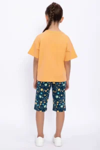 US Polo Assn. Girls' Yellow Capri Set - Image 5