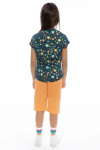 US Polo Assn. U.s. Polo Shirt Assn Kids Girls' Black Capri Set - Image 5