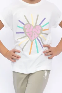US Polo Assn. Sun Love Cream Girls' Capri Set - Image 4