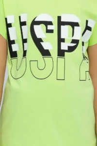 US Polo Assn. Lime Green Girls' Shorts Set - Image 4