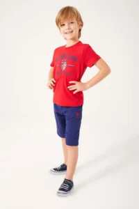 US Polo Assn. Assn Team Crest Rejection Boys' Bermuda Set - Image 2