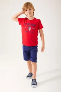 US Polo Assn. Assn Team Crest Rejection Boys' Bermuda Set - Image 3