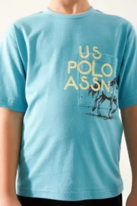 US Polo Assn. Base. Polo Assn 1319 Horse Picture Pattern Boy Bermuda Suit - Image 4