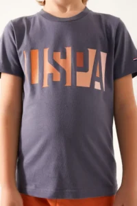 US Polo Assn. Color Transition Anthracite Boy's Bermuda Suit - Image 4