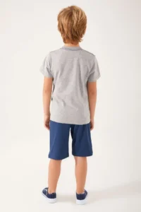 US Polo Assn. Play Every Day Gray Boys' Bermuda Set - Image 5