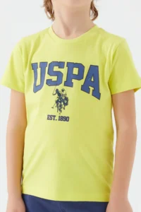 US Polo Assn. U.s. Polo Shirt Assn Boys' Yellow Bermuda Set - Image 4