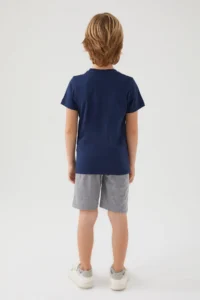 US Polo Assn. U.s. Polo Shirt Assn Boys' Navy Blue Bermuda Set - Image 5