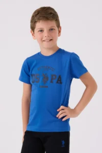 US Polo Assn. U.s. Polo Shirt Assn Boys' Blue Bermuda Set - Image 2