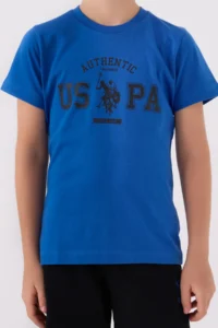 US Polo Assn. U.s. Polo Shirt Assn Boys' Blue Bermuda Set - Image 4
