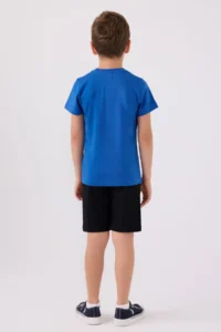 US Polo Assn. U.s. Polo Shirt Assn Boys' Blue Bermuda Set - Image 5