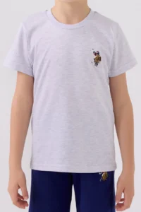 US Polo Assn. U.s. Polo Shirt Assn Boys' Gray Bermuda Set - Image 4