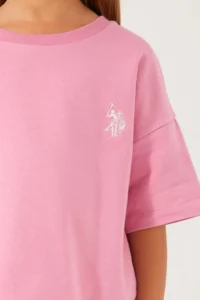 US Polo Assn. Plain Open Naive Girls' Shorts Set - Image 4