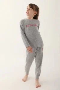 US Polo Assn. BASE. Polo Assn Brillant Gray Girls Tracksuit Set