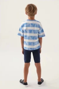 US Polo Assn. Boys' BERMUDA Set - Indigo - Image 5
