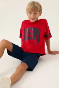 US Polo Assn. US Polo Shirt Assn Boys' Rejection Bermuda Set - Image 2
