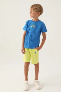 US Polo Assn. BASE. Polo Assn Licensed Since Cobalt Boys Bermuda Suit