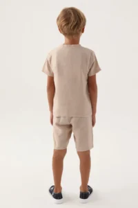 US Polo Assn. Boys' Brown Bermuda Set - Image 5