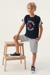 US Polo Assn. Boys' Bermuda Set - Image 3