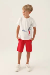 US Polo Assn. Boys' Bermuda Set