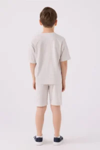 US Polo Assn. U.s. Polo Shirt Assn Boys' Cream Bermuda Set - Image 5