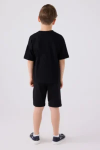 US Polo Assn. U.s. Polo Shirt Assn Boys' Black Bermuda Set - Image 5
