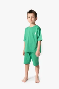 US Polo Assn. U.s. Polo Shirt Assn Boys' Green Bermuda Set