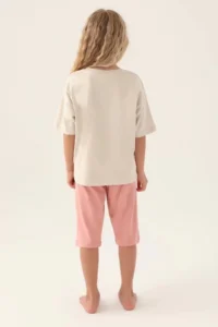 US Polo Assn. Girls' Capri Set - Cream - Image 5