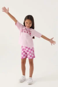 US Polo Assn. Girls' Shorts Set - Cream - Image 6