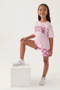 US Polo Assn. Girls' Shorts Set - Cream - Image 7