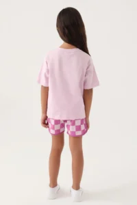 US Polo Assn. Girls' Purple Shorts Set - Image 5