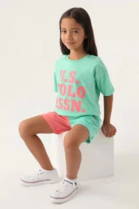 US Polo Assn. Girls' Shorts Set - Image 2