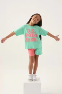 US Polo Assn. Girls' Shorts Set - Image 3
