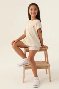 US Polo Assn. Girls' Brown Shorts Set - Image 2